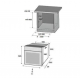 Pachet Incorporabil Cuptor electric Hausberg, Plita incorporabila Hausberg, Hota Incorporabila decorativa Hausberg , Alb