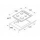 Pachet Cuptor incorporabil Hausberg HB-8053IN, Plita incorporabila Hausberg HB-555, Hota incorporabila telescopica Hausberg HB 1280