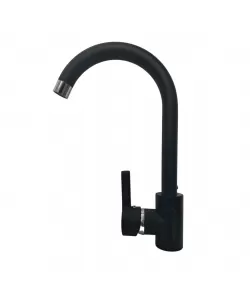 Baterie de bucatarie HAUSBERG HB-F5000, monocomanda, finisaj mat, Negru Baterie de bucatarie HAUSBERG HB-F5000, monocomanda, finisaj mat, Negru