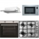 Pachet incorporabil Hausberg HB-8051IN, Electric, Putere 2000 W, 76 l, 4 Functii, Clasa A, Plita HB-555, Gaz, 4 arzatoare, Hota telescopica HB-1285IN, bsorbtie 420 m3/h, 2 motoare, 60 cm, Cuptor cu microunde HB-8070IN, 25 l, 1400 W, Inox