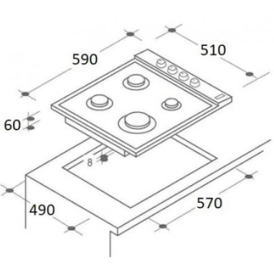 Pachet incorporabil Hausberg HB-8051IN, Electric, Putere 2000 W, 76 l, 4 Functii, Clasa A, Plita HB-555, Gaz, 4 arzatoare, Hota telescopica HB-1285IN, bsorbtie 420 m3/h, 2 motoare, 60 cm, Cuptor cu microunde HB-8070IN, 25 l, 1400 W, Inox
