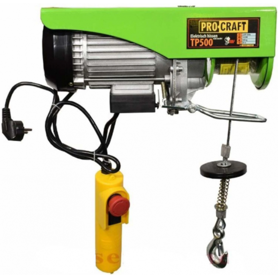 Electropalan / Macara electrica PROCRAFT TP500 250/500 Kg , 1020W