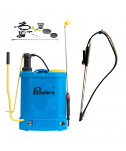 Pompa stropit 2 in 1 (acumulator+manuala) 16L PANDORA + Lance telescopica pentru pompa de stropit 2,8m