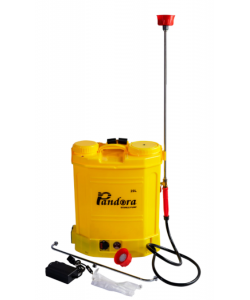 Pompa de stropit cu acumulator Pandora 16L, 7.5 Bar, 12Ah, model nou cu pompa dubla, pentru erbicidat, Vermorel