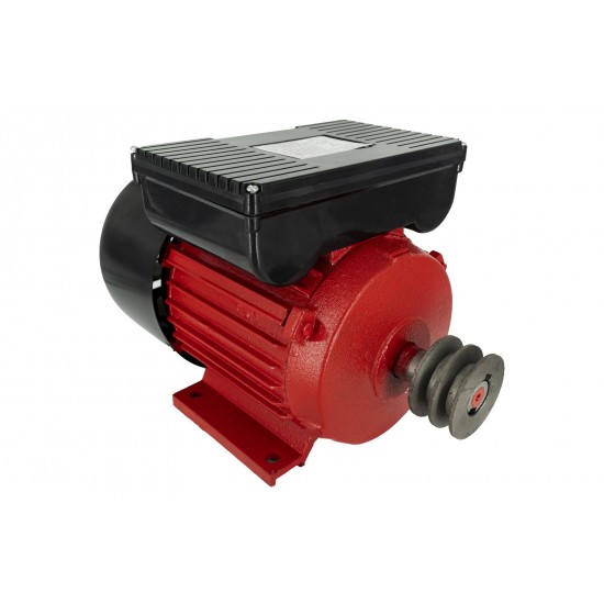 Motor Electric Monofazat Swat 3KW 1500Rpm,buton pornire,fulie dubla,bobinaj cupru