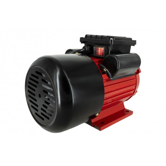 Motor electric monofazat Swat,0.75Kw,2800Rpm,buton pornire, fulie dubla,bobinaj cupru