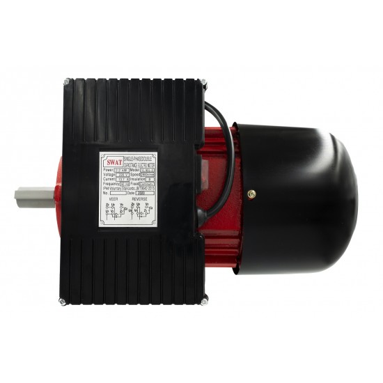 Motor Electric Monofazat Swat 2.2KW 2800pm,buton pornire,fulie dubla,bobinaj cupru