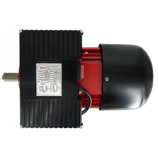 Motor Electric Monofazat Swat 3KW 1500Rpm,buton pornire,fulie dubla,bobinaj cupru