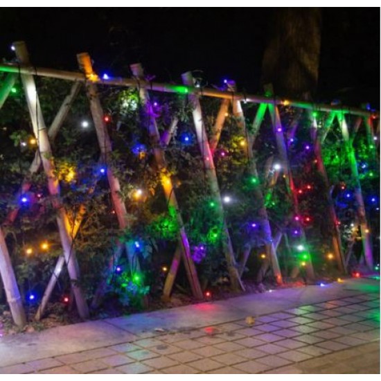 Instalatie Tip Liniara Rola 100 m, Interior/Exterior , 500 LED-uri, Multicolor , Alb , Albastru