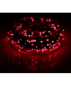 Instalatie de Craciun Liniara Tip Rola, 100m, LED Rosu, Utilizare Interior-Exterior