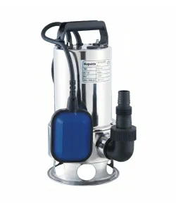 Pompă submersibilă pentru apă murdară KEPEIDA MVS370F, 370W, debit maxim 120 Litri/minut, înălțime maximă de refulare 6.5 metri, bobinaj 100% cupru, tehnologie și design italian