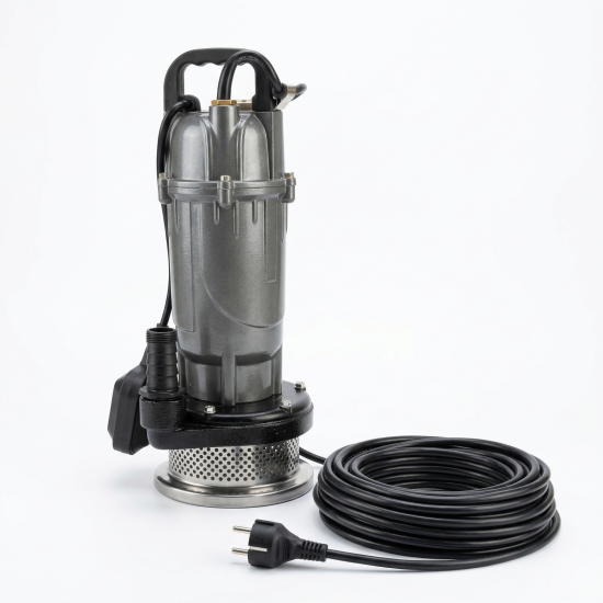 Pompa submersibila apa curata KEPEIDA QDX1.5-16-0.37K-F, 0.37 kW, debit max 6.5 mc/h, inaltime maxima refulare 18 metri, bobinaj 100% cupru, tehnologie si design italian