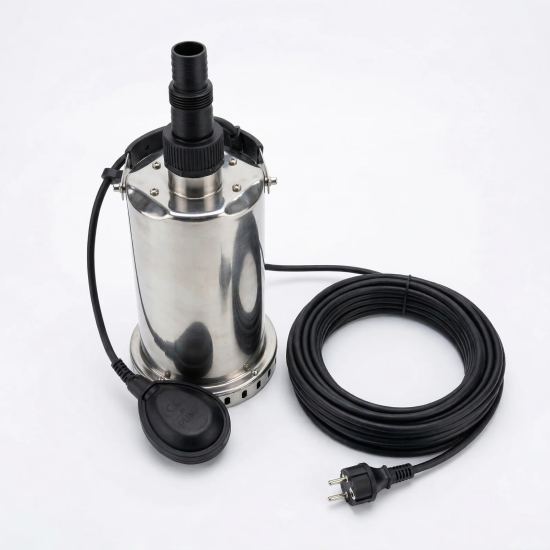Pompa submersibila apa curata KEPEIDA QSP370F, 0.37 kW, debit max 125 Litri/minut, inaltime maxima 6.5 metri, bobinaj 100% cupru, otel inoxidabil, tehnologie si design italian