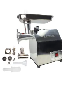 Masina de tocat carne profesionala Craft-Tec® MK-10, 3500W, 150 Kg/h, inox, reductor in baie de ulei, accesorii incluse MX1221