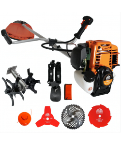 Motocoasa Alpin Profi 5600, Motor 4 Timpi 7Cp + Cultivator + 4 sisteme taiere