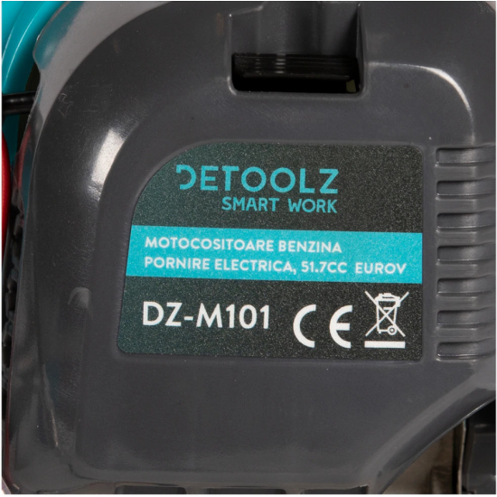 Motocoasa Detoolz cu pornire electrica DZ-M101, 1.9 CP, 6500 RPM