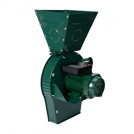 Moara electrica cu 20 ciocanele verde, 3500 W, 800 kg/h