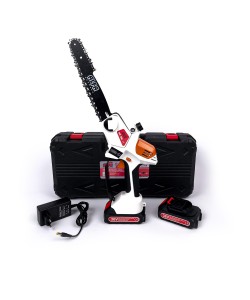Fierastrau electric Mini drujba Alfa 36V, 8Ah 2 Acumulatori, 2 Lanturi, Sistem ungere lant, Lama 24 cm