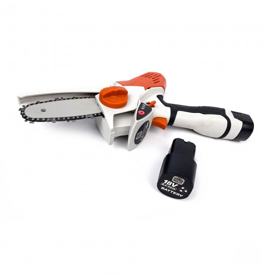 Mini fierastrau drujba GermanMeister 2 acumulatori 18V 5Ah