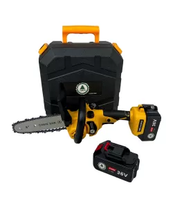 Minifierastrau cu 2 acumulatori Taiga 36V, 8Ah. 20cm Lama.