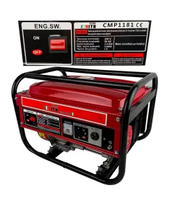Generator Electric pe Benzina CAMPION CMP1181, 3.8KW, Bobinaj Cupru, Cadru Metalic Generator Electric pe Benzina CAMPION CMP1181, 3.8KW, Bobinaj Cupru, Cadru Metalic