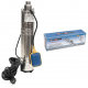 Pompa submersibila 1.1KW, 3m3/h, 140m, cu flotor Campion QGD1.5-120-1.1