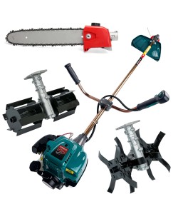 SET MOTOCOASA , MOTOR 4 TIMPI,MOTOYAMA JAPAN 7.5 CP 1200RPM 6 ACCESORII  + 3 X CAP PRASITOARE + CULTIVATOR + DRUJBA