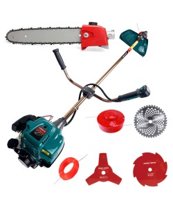 SET MOTOCOASA, MOTOR 4 TIMPI, MOTOYAMA JAPAN 7.5 CP 1200RPM 6 ACCESORII + CAP DRUJBA SI 4 SISTEME TAIERE INCLUSE