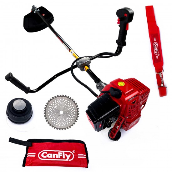 Motocoasa CanFly X3, 1.5 KW, 2 CP, 3000 RPM, Disc Vidia, Taiere Fir