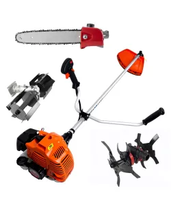 Motocoasa Alpin Profi BC430N, 4.5CP, 2 Timpi + Freza Pamant + Cultivator + Drujba Motocoasa Alpin Profi BC430N, 4.5CP, 2 Timpi + Freza Pamant + Cultivator + Drujba