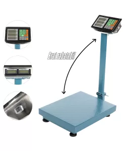 Cantar cu afisaj dublu 300kg, brat rabatabil, 40x50cm Cantar cu afisaj dublu 300kg, brat rabatabil, 40x50cm