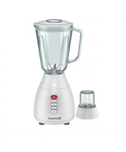Blender 2 in 1 cu bol de sticla Hausberg HB-7761AB lama din otel inoxidabil, capacitate 1,5L, Alb Blender 2 in 1 cu bol de sticla Hausberg HB-7761AB lama din otel inoxidabil, capacitate 1,5L, Alb