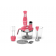 Blender 4 in 1 Hausberg HB-7710RZ, capacitate bol 1.5 l, 1500 W, functie turbo, Roz/Rosu