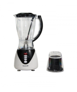 Blender cu bol 2 in 1, 1.5 l, Hausberg HB7661N, 3 viteze, 300 w, negru