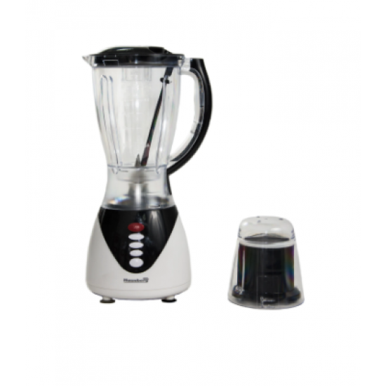 Blender cu bol 2 in 1, 1.5 l, Hausberg HB7661N, 3 viteze, 300 w, negru