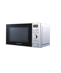 Cuptor cu microunde Hausberg HB-8004, 1200W, 6 trepte de putere, 20L, control digital, Argintiu