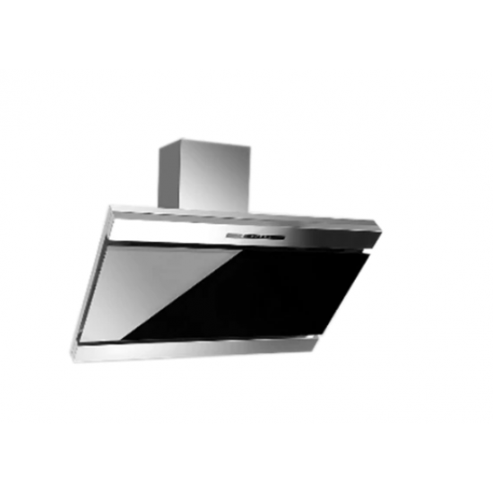 Hota incorporabila decorativa Hausberg HB-1295, Putere de absorbtie 650 m3/h, 1 motor, 60 cm, Filtru aluminiu, Negru/Argintiu