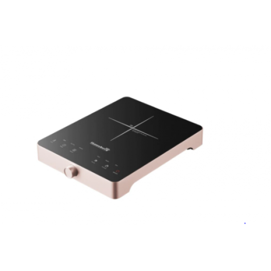 Plita cu inductie Hausberg HB-1526RZ, Roz, 2000W, control tactil, o zona de gatit