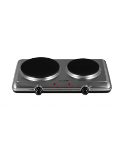 Plita electrica 2Q HB-545, Inox, 1500W+1000W