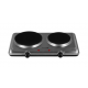 Plita electrica 2Q HB-545, Inox, 1500W+1000W