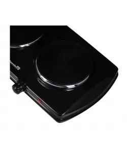 Plita Electrica Hausberg HB-520NG, 2500W ,Dotata cu 2 Butoane a Temperaturii, Negru Plita Electrica Hausberg HB-520NG, 2500W ,Dotata cu 2 Butoane a Temperaturii, Negru