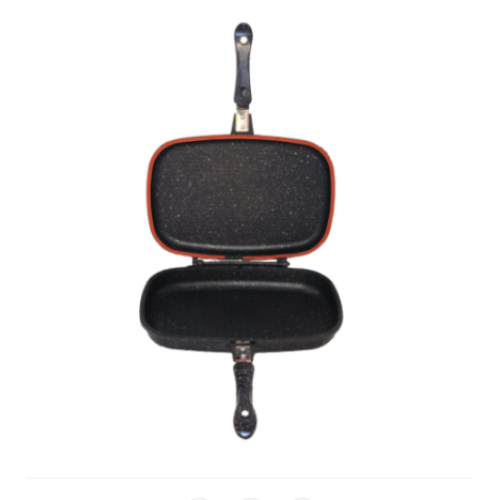 Tigaie Dubla Grill Hausberg HB-H1540NG, interior antiaderent