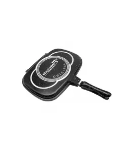 Tigaie Dubla Grill Hausberg HB-H1540NG, interior antiaderent Tigaie Dubla Grill Hausberg HB-H1540NG, interior antiaderent