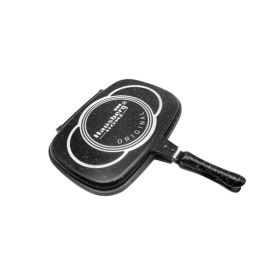 Tigaie Dubla Grill Hausberg HB-H1540NG, interior antiaderent