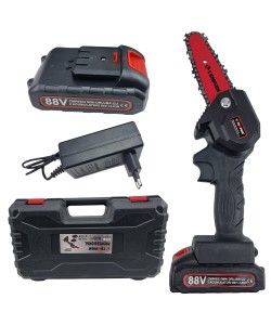Mini fierastrau cu lant electric CAMPION 48V SuperPower, 2 acumulatori 2000mAh, incarcator, geanta de transport