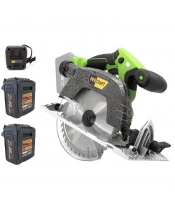 Kit Fierastrau circular cu acumulator Procraft PCA20, 20V, 4 Ah, 5200 RPM + 2 acumulatori si incarcator