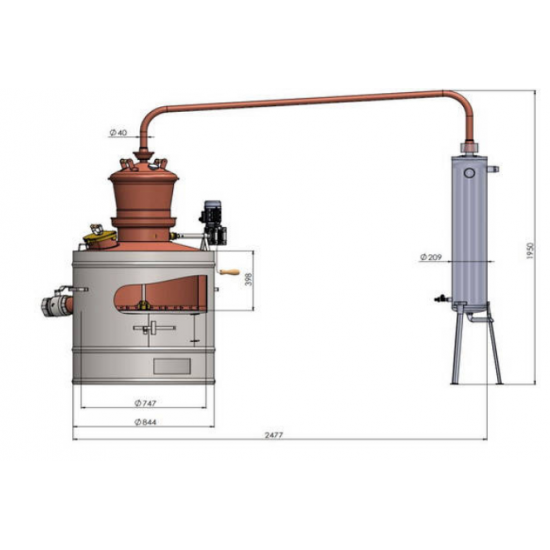 CAZAN STABIL 200L EM NOU