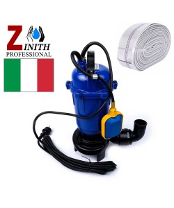 Pompa Submersibila cu Plutitor, Corp Fonta, Zinith Italy, 3 KW + Furtun 2 Toli 20 Metri Pompa Submersibila cu Plutitor, Corp Fonta, Zinith Italy, 3 KW + Furtun 2 Toli 20 Metri