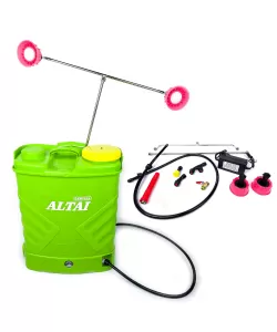 Pompa de stropit cu acumulator Altai by Campion, 20L, 4 Bar, cu dubla pompa, Vermorel Pompa de stropit cu acumulator Altai by Campion, 20L, 4 Bar, cu dubla pompa, Vermorel