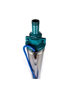 Pompa submersibila de mare adancime, 16 Turbine, cablu 30m inox, corp Inox, 10 m³/h, 160m, Aquamann Premium 4QJD2-80/16-1.1